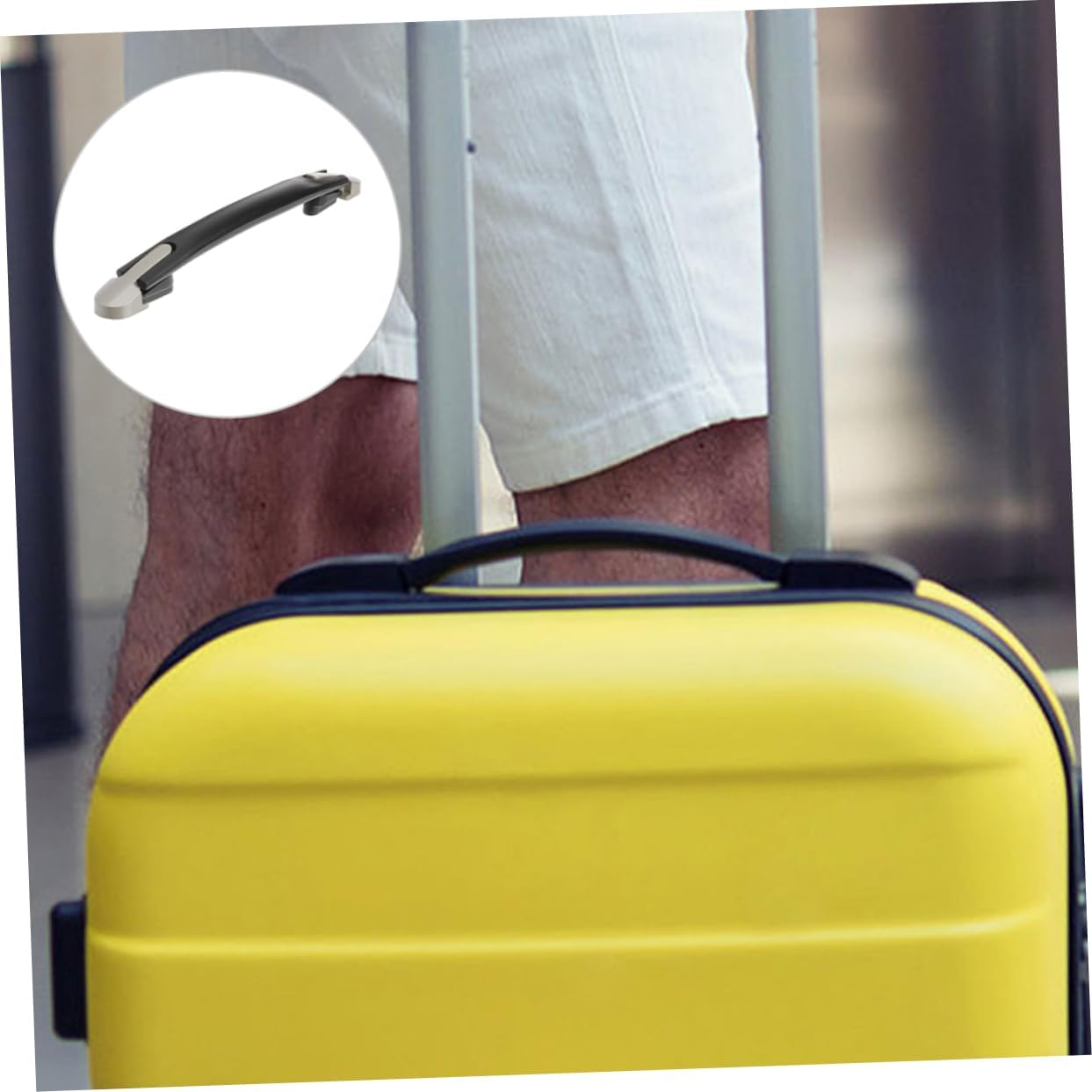 VANZACK 2Pcs Luggage Handle Replacement for Suitcase Travel Carrying Case Handle Extension Function for Luggage Repair Kit image number 5