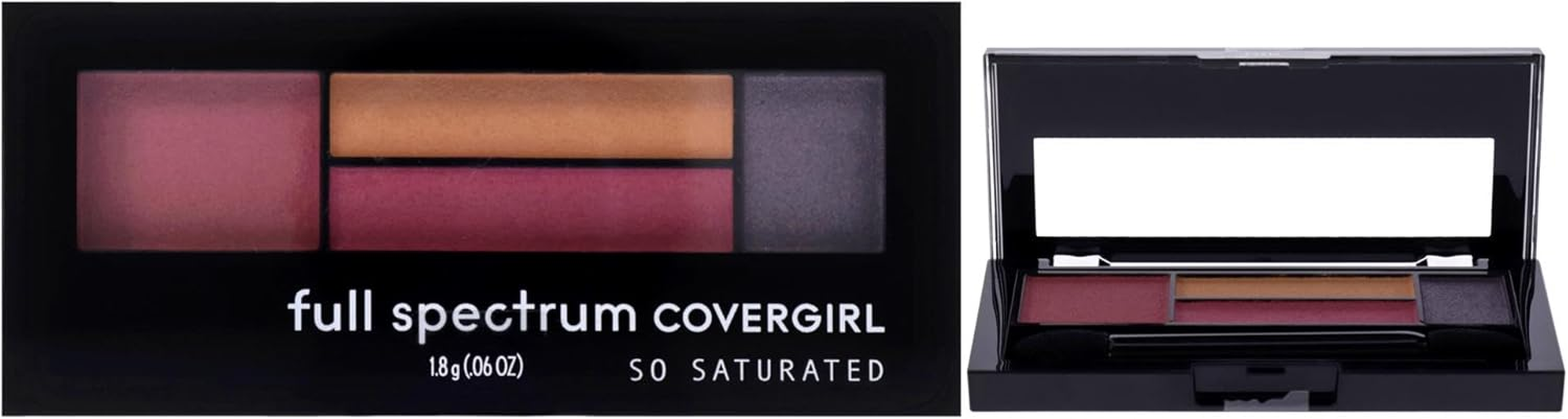 COVERGIRL so Saturated Quad Palette, on Ice, 0.06 Ounce image number 3