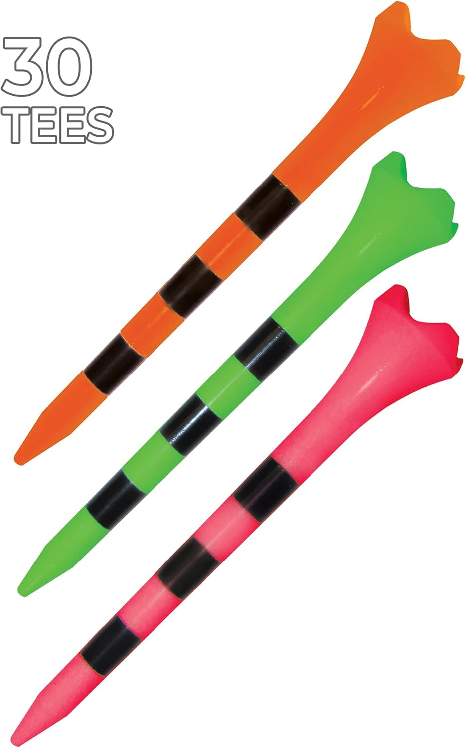 Pride Performance 3-1/4" Striped Golf Tee, 30 Count image number 1