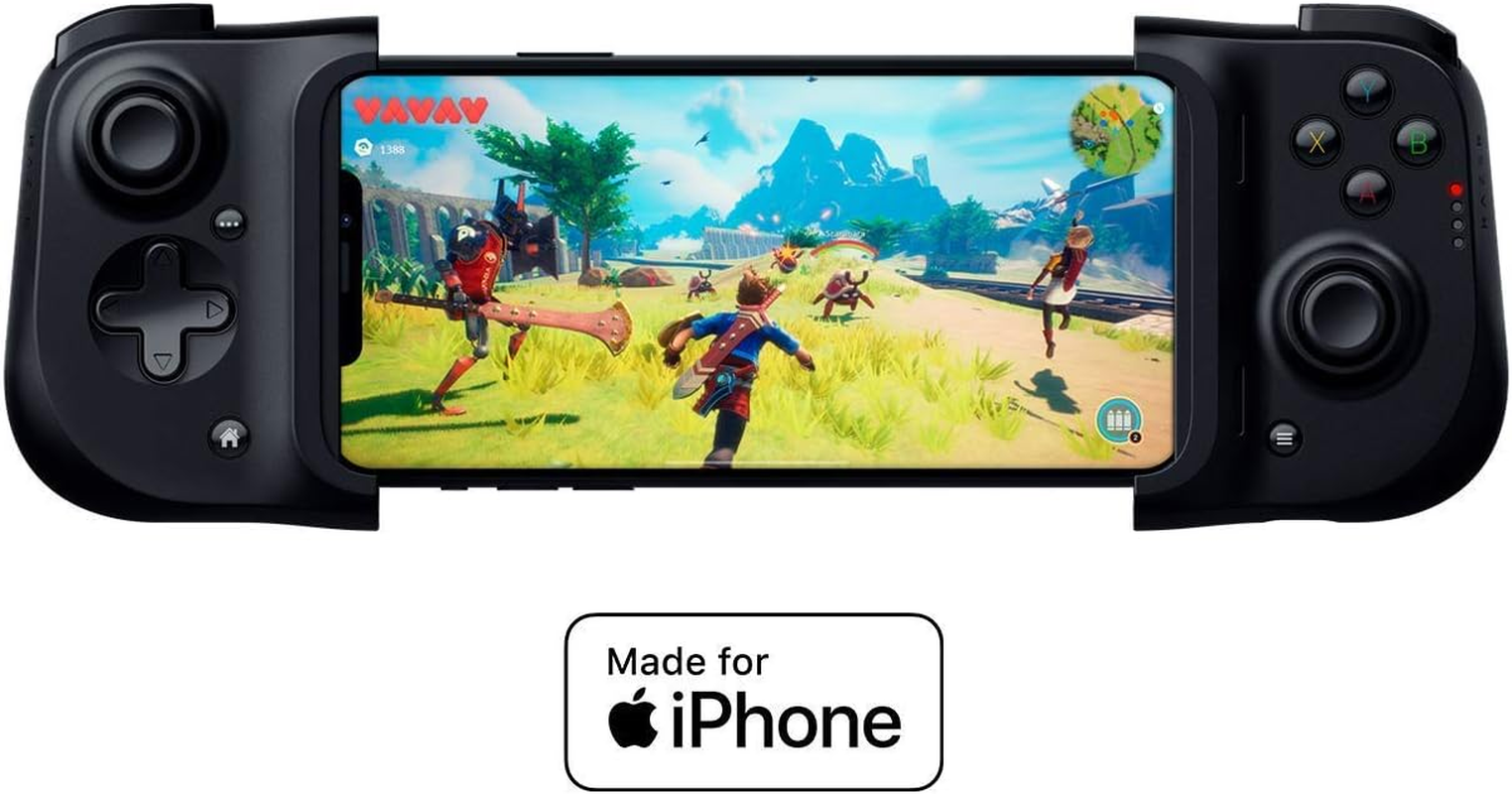 Razer Kishi for Iphone - Smartphone Gaming Controller (USB-C Connection, Ergonomic Design, Individual Fit for Mobile Phones, Analog Stick, Ultra Low Latency) Black image number 2