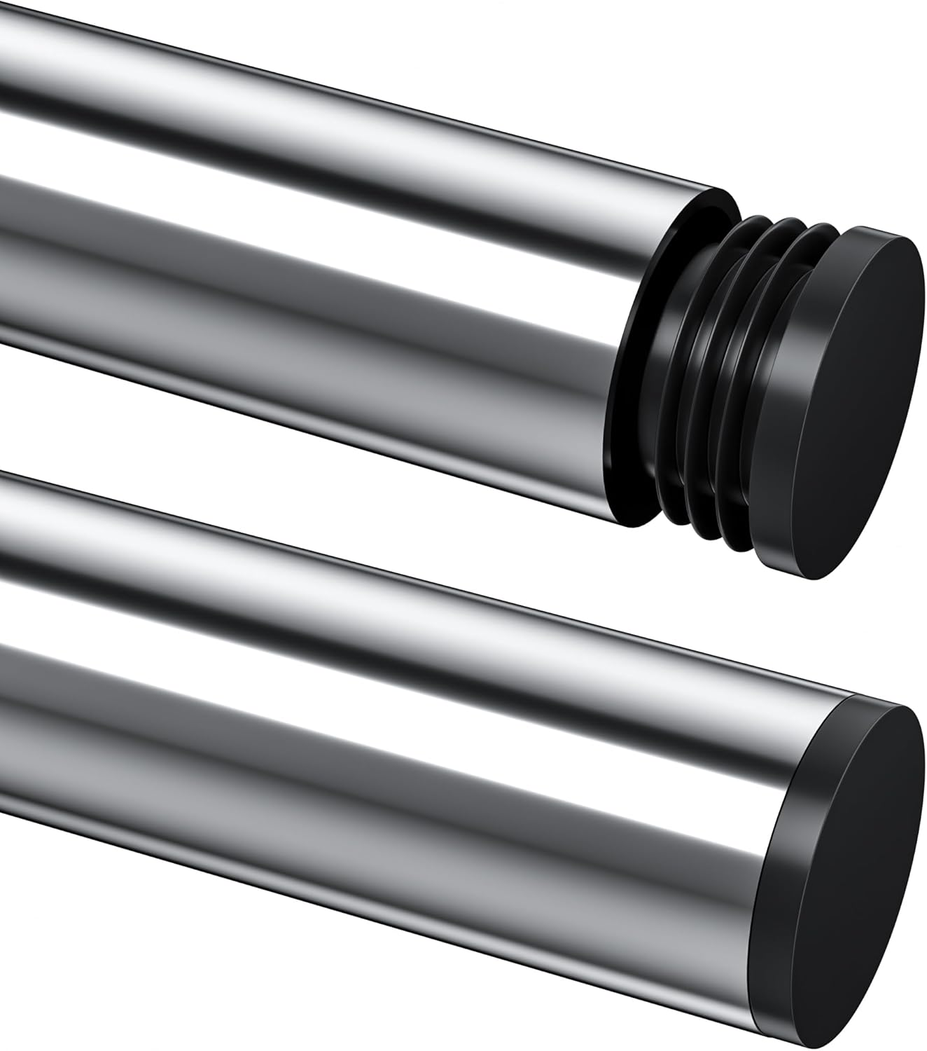 28 PCS Black round Tube Plastic Plugs End Caps (19Mm) image number 5