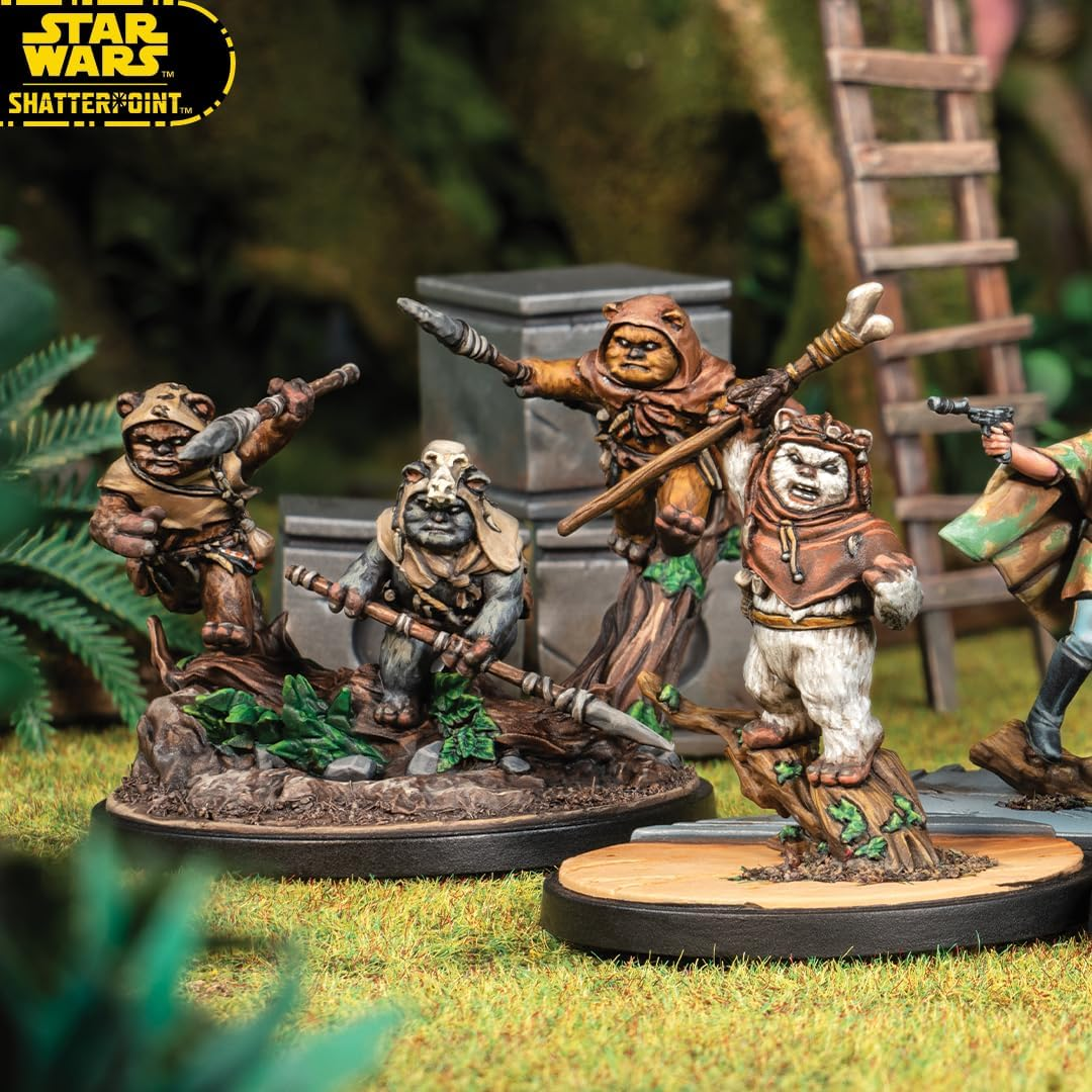 Atomic Mass Games Star Wars: Shatterpoint - Ee Chee Wa Maa! Squad Pack Tabletop Miniatures Game