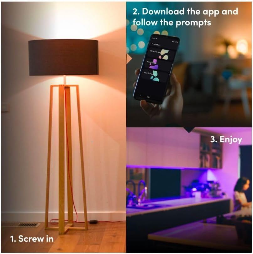 LIFX Colour A60 1200 Lumens [B22 Bayonet Cap], Billions of Colours and Whites, Wi-Fi Smart LED Light Bulb, No Bridge Required, Compatible with Alexa, Hey Google, Homekit and Siri. image number 1