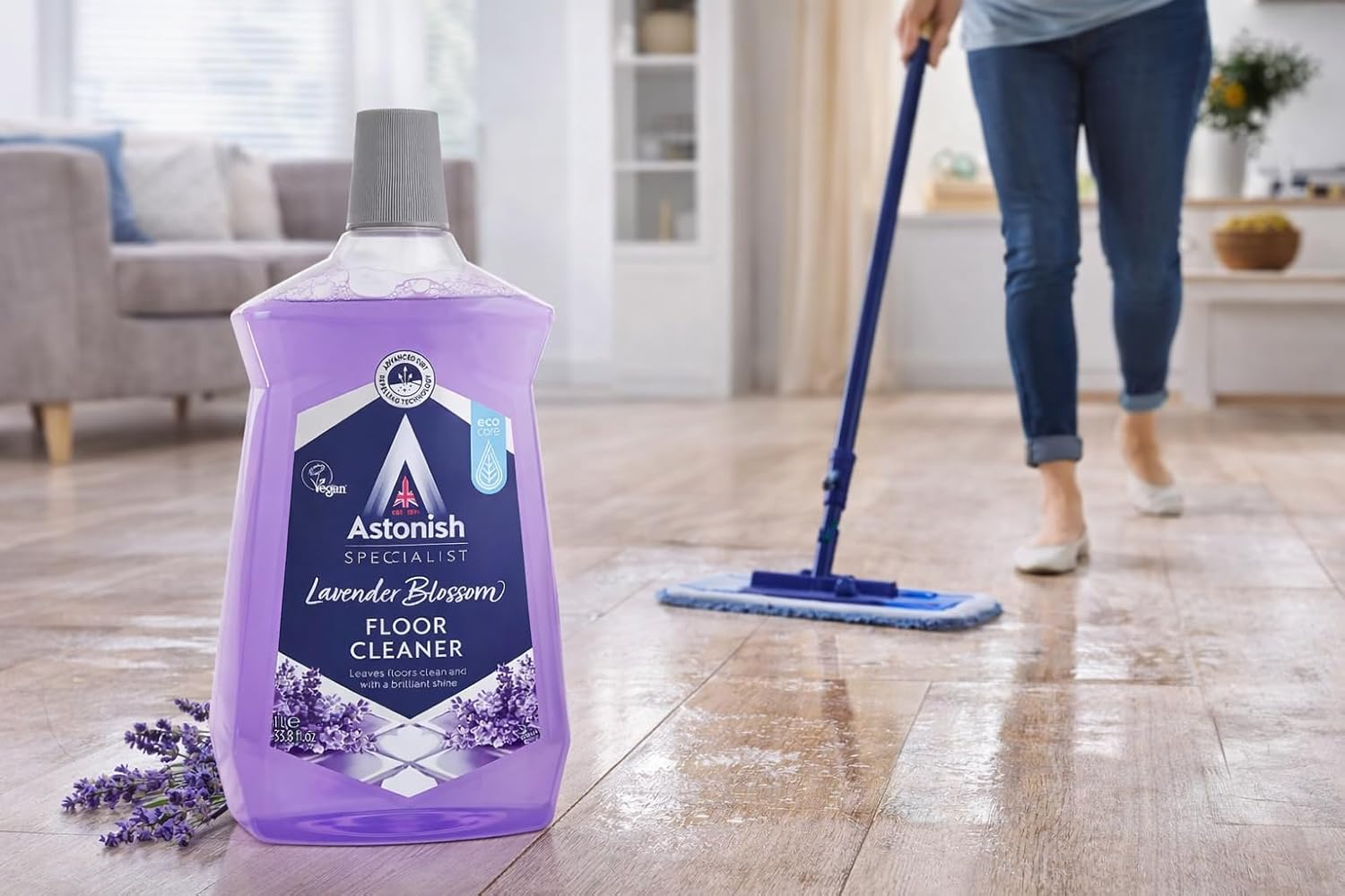 Astonish Specialist Floor Cleaner Lavender Blossom (1L) image number 3