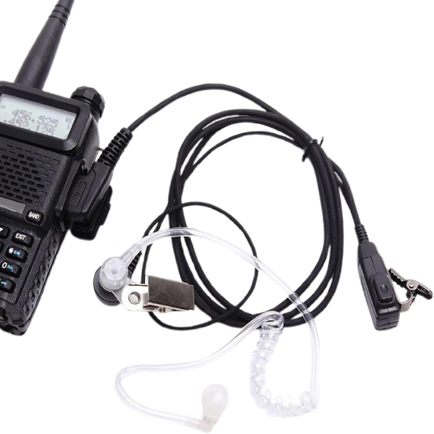 Concealed Acoustic Tube,Replacement Covert Transparent Acoustic Tube - Microphone Earbuds Audio Parts Ergonomic for Friends Family Professionals Enthusiasts