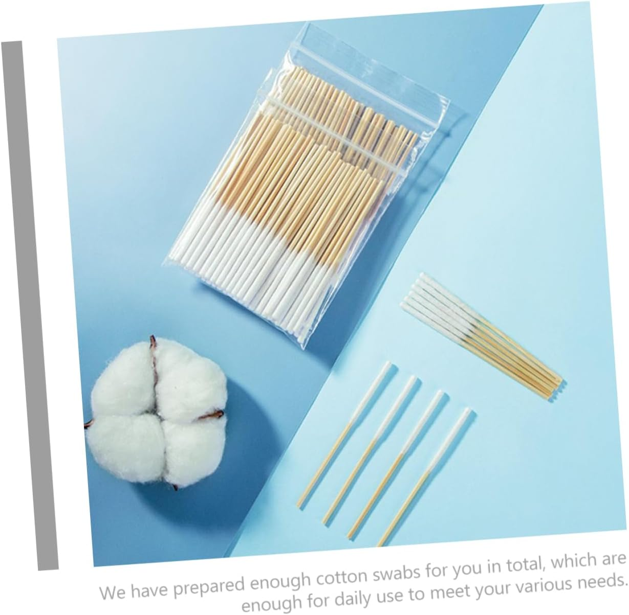 Ipetboom 60Pcs Cotton Pads Makeup Cotton Swabs for Home Beauty Gentle Cleaning and Detailing