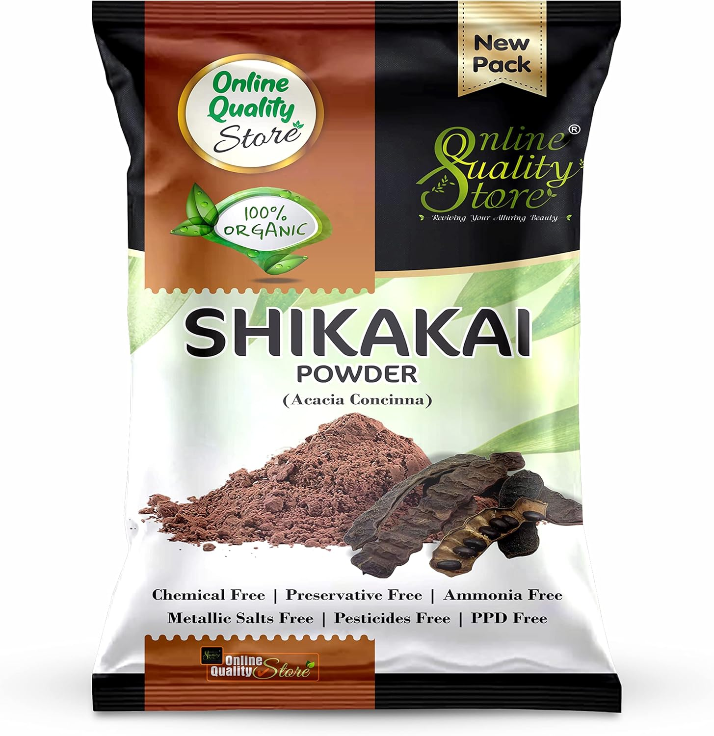 Online Quality Store Amla, Reetha, Shikakai Powder Combo Powder Pack for Hair |Hair Care Products |Reetha Amla Shikakai Combo Powder(Pack of 3,Total 380G Pack) image number 4