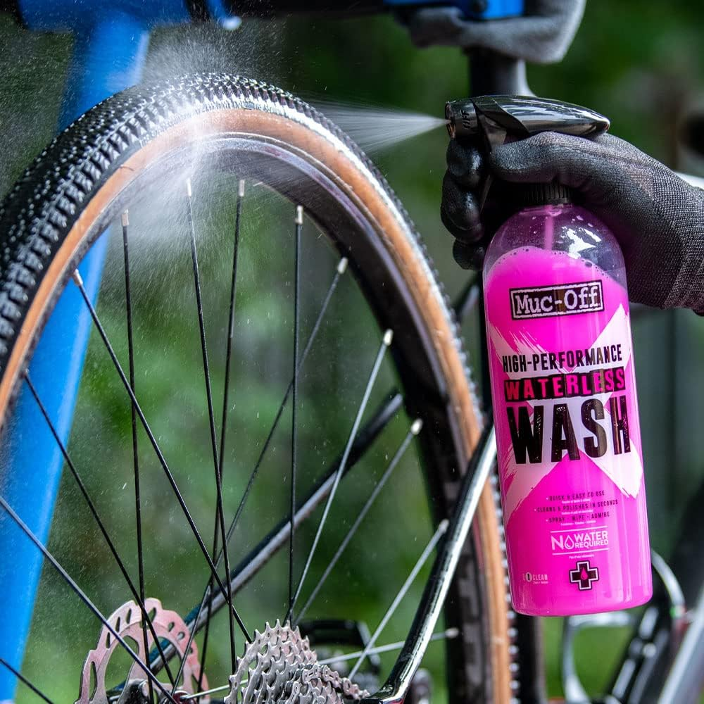 Muc-Off Waterless Wash, 750Ml - No-Rinse Bike Cleaning and Bike Degreaser Spray - Two-In-One Bike Wash and Polish for Bicycle and Motorcycle, Pink image number 5