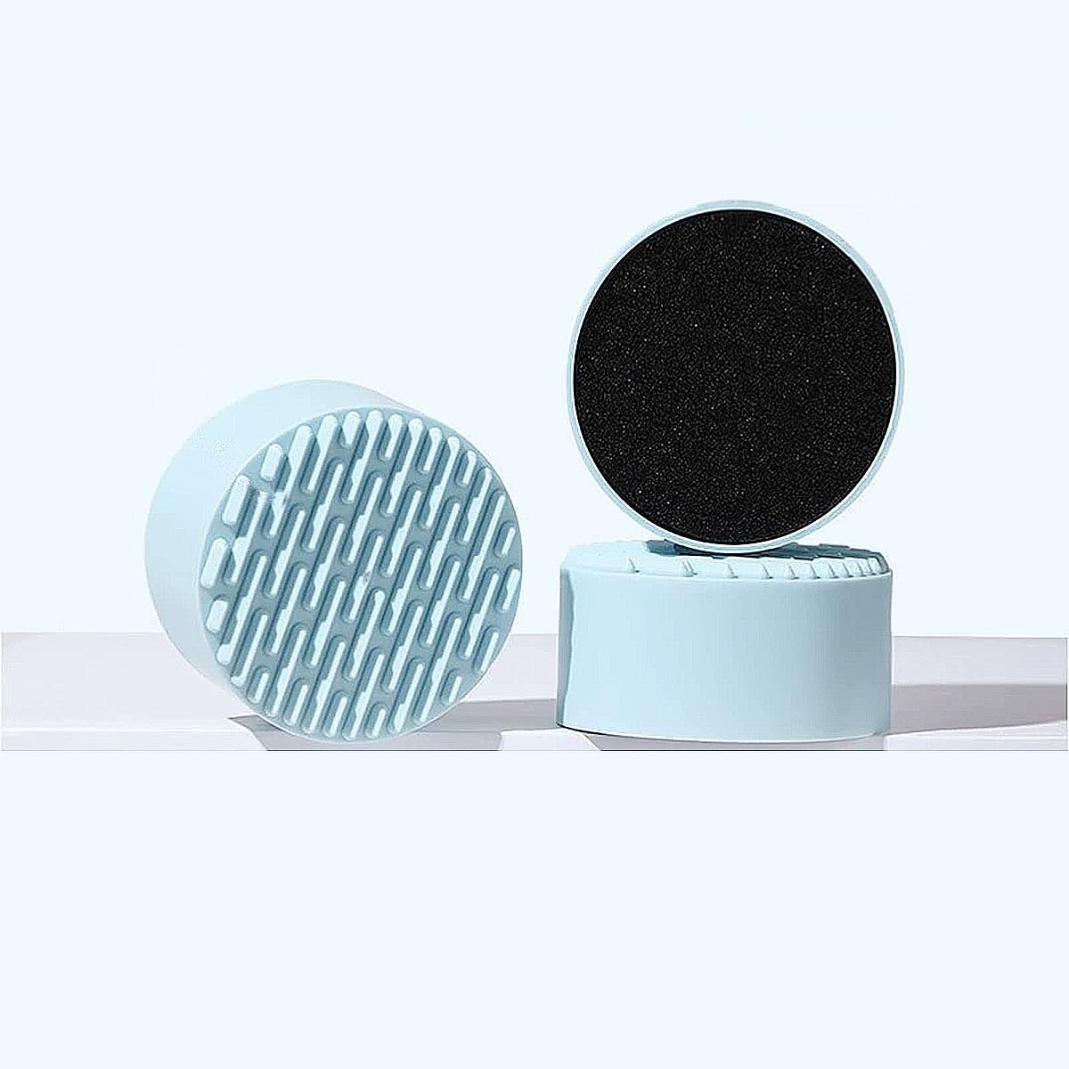 Dannisly 2X Makeup Brush Cleaning Sponge Lazy Makeup Brush Cleaner Box Reusable and Efficient Cleaning Tool for Daily Use image number 1