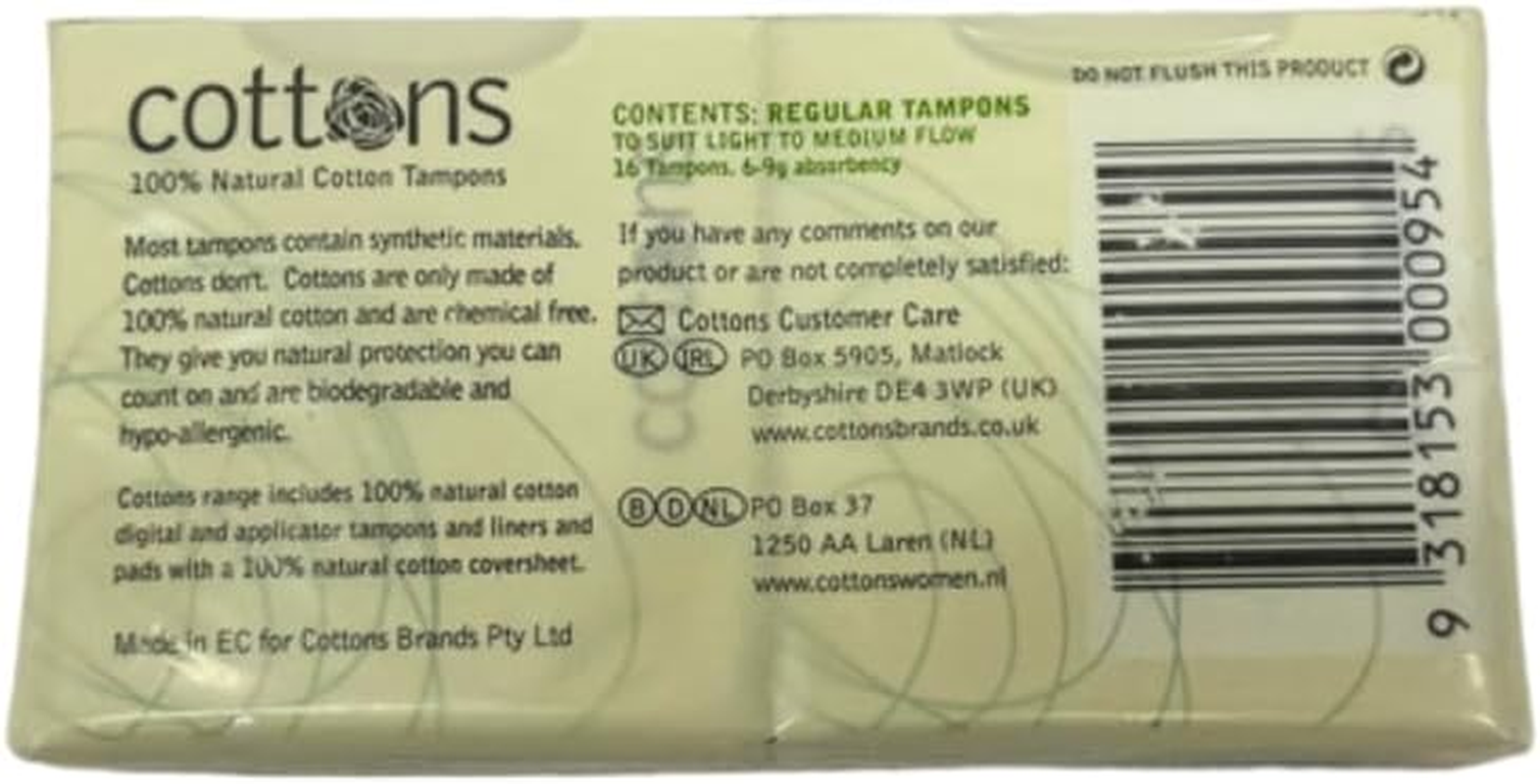 Cottons 16 Regular Tampons image number 2