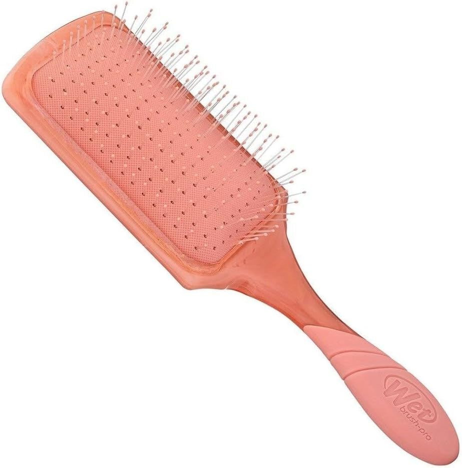 Wetbrush Pro Paddle Detangler, Limited Edition Hydro Tie Dye - Peach, Large Surface Area with Intelliflex Bristles