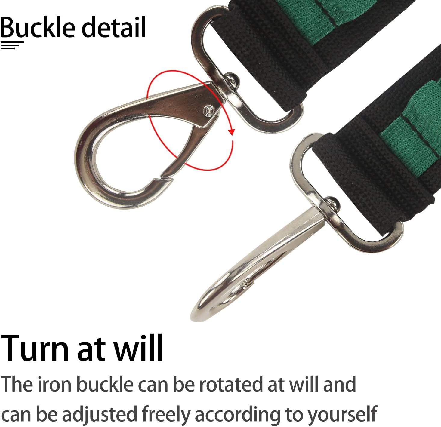 EKIND Toy Gun Bullet Shoulder Strap Darts Bandolier Kit Ammo Storage Holder Compatible for Nerf Elite Blasters (2 Point Tactical Shoulder Strap - Green) image number 1