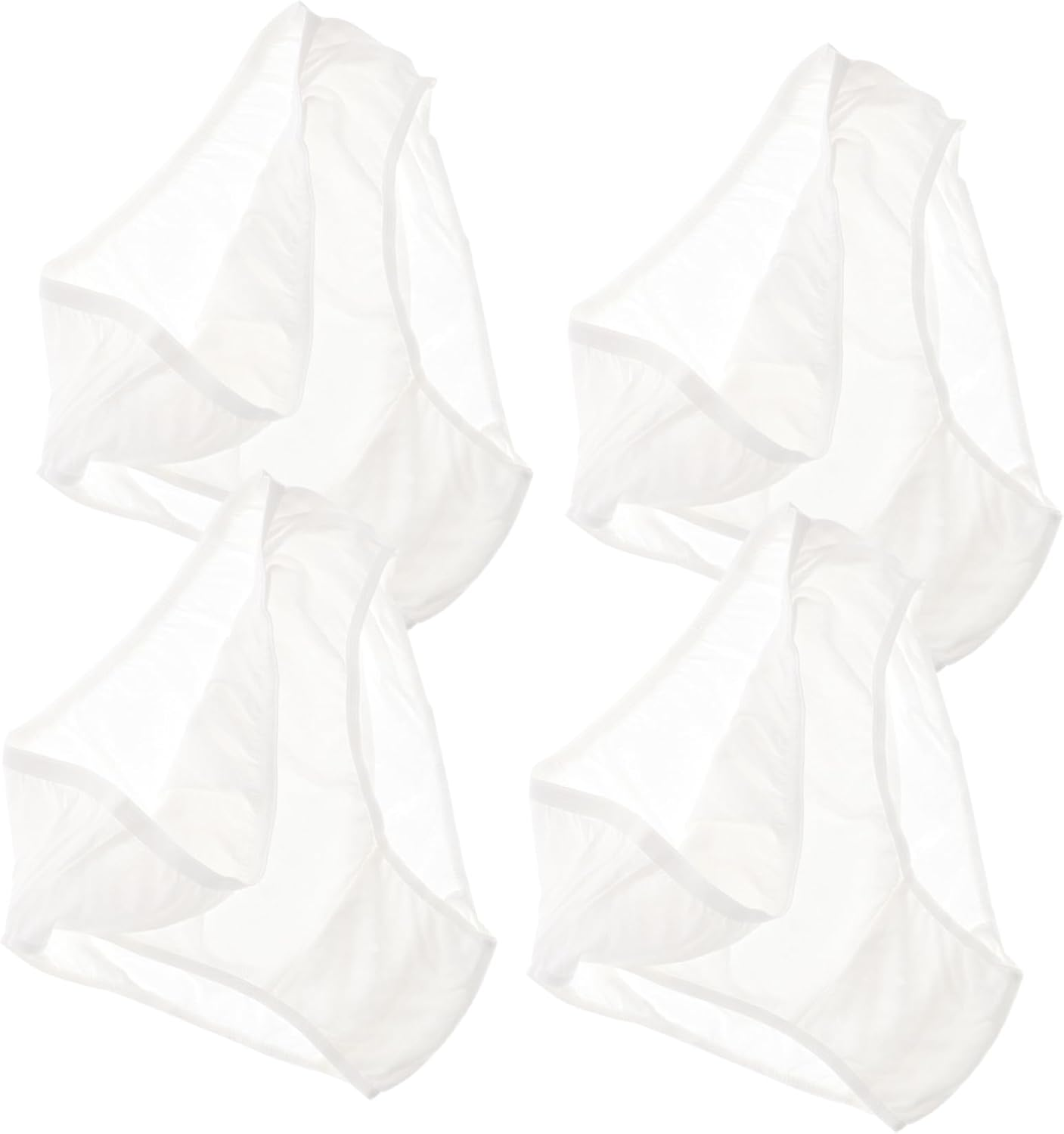 4Pcs Mom Postpartum Underwear of Cotton Panties for Women Disposable Soft Comfortable and Breathable for after Period Pregnancy image number 4