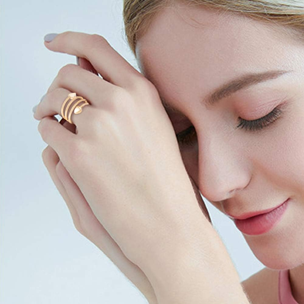 Enercoppex Copper Rings for Women for Arthritis and Joint, Men'S Magnetic Therapy Rings Healing Copper Ring, Solid Copper Copper Ring for Fingers Thumb image number 3