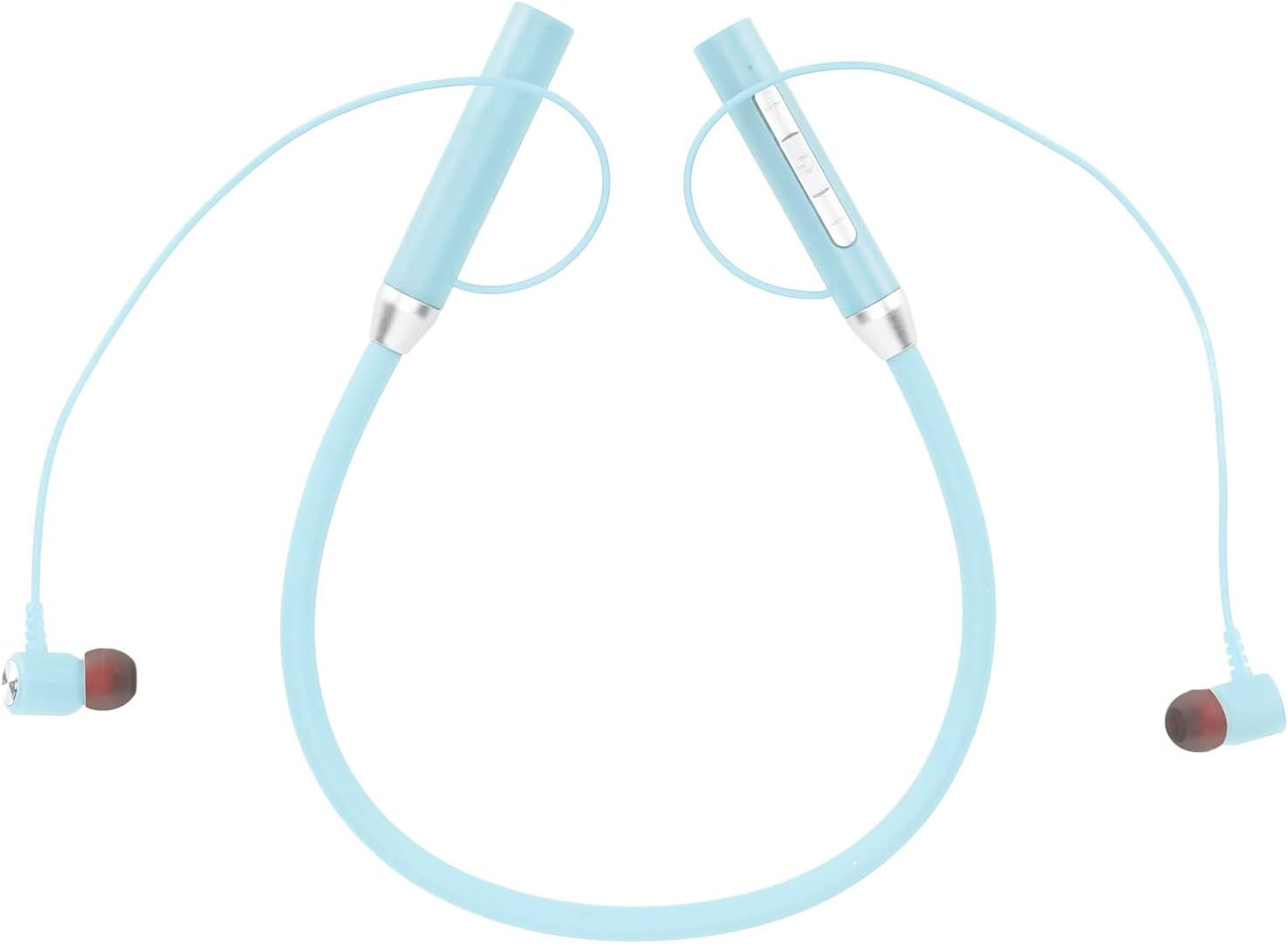 Wireless Neckband Earbuds Bluetooth 5.2 IPX5 Waterproof Magnetic with Enhanced Bass Stereo Sports Headphones for Workout (Blue)