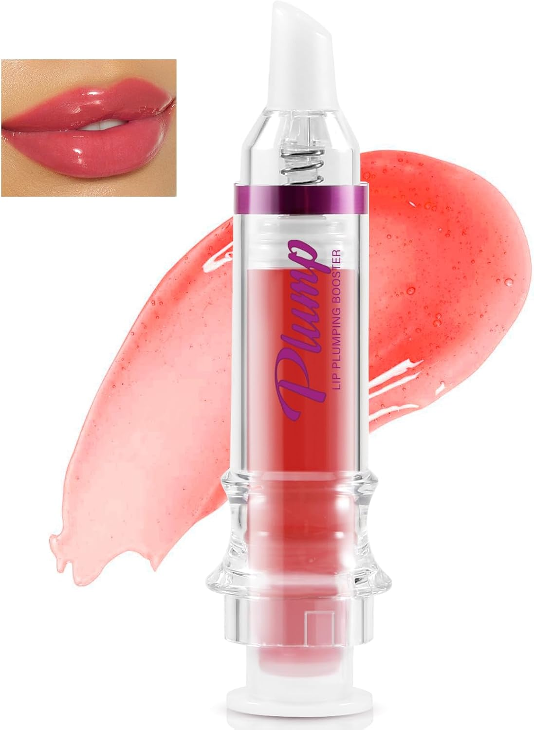 Apooliy Plumping Lip Gloss,Hydrating Lip Oil,Moisturizing Lip Balm,Shiny Transparent Lip Glow, Long Lasting Nourishing for Women Lip Care image number 2