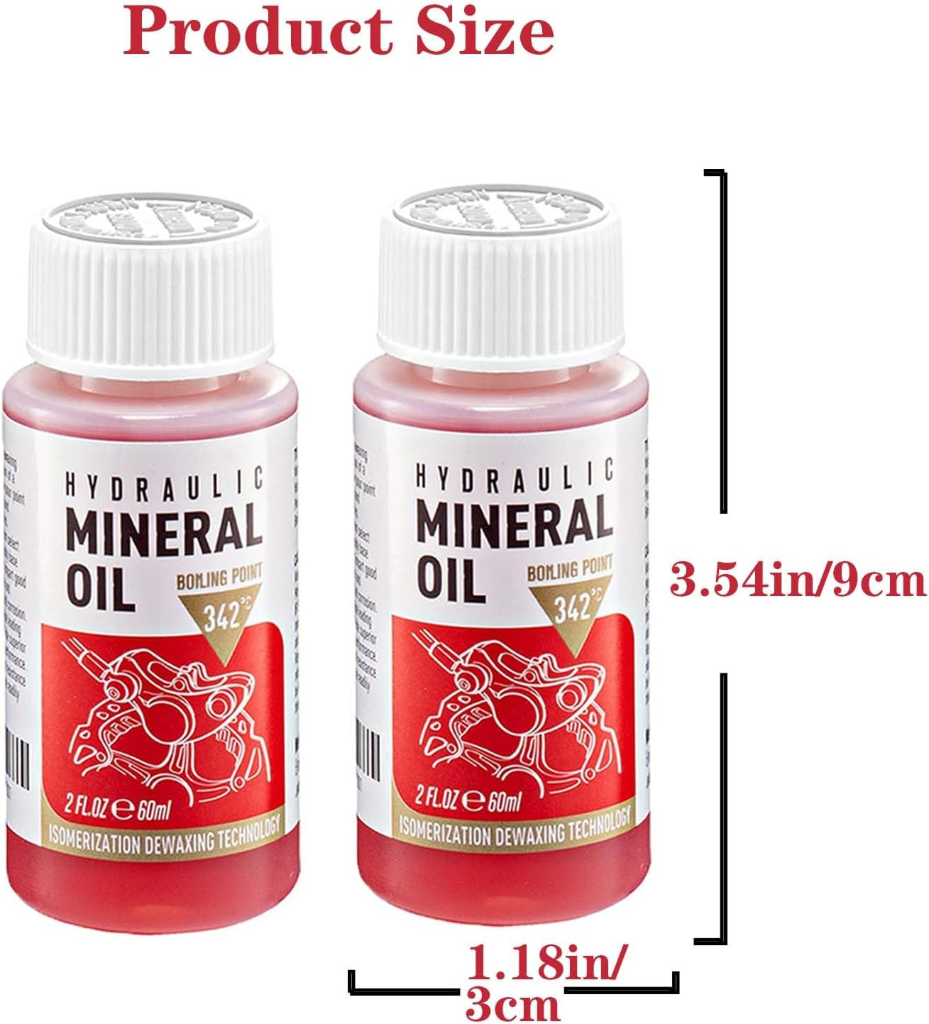 Brake Bleed Kit for Shimano, TEKTRO, TRP Hydraulic Disc Brakes, Brake Fluid Bleeder Kit for Mtb/Road Bike Brake, with Performance Mineral Oil Brake Fluid 120Ml/4Oz, Professional Brake Bleed Kit