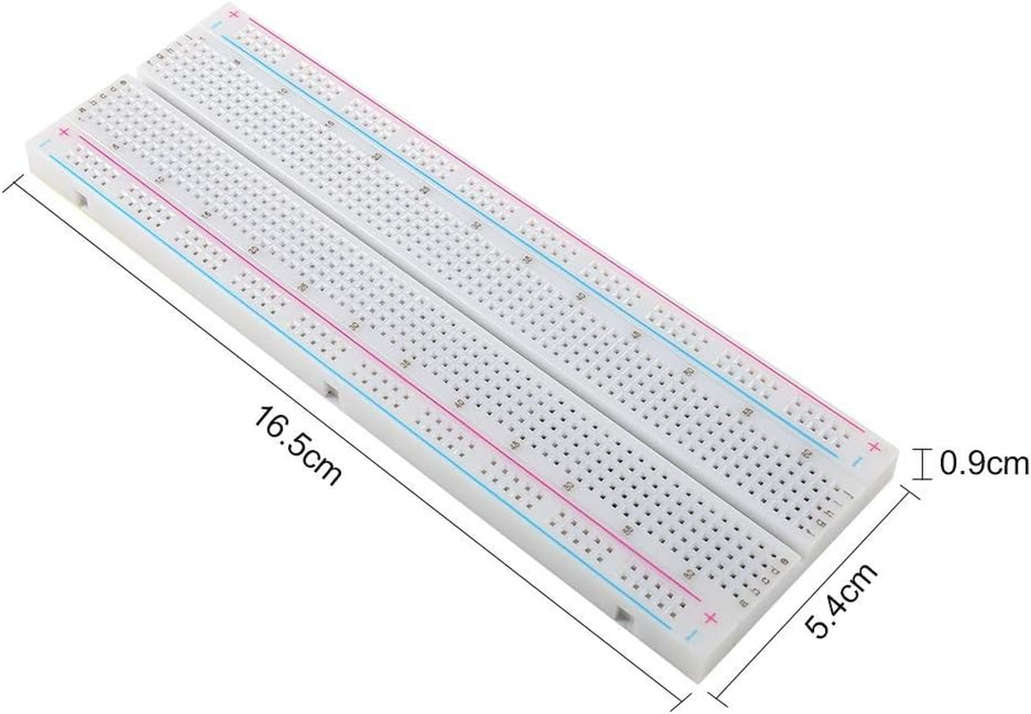 3Pcs Breadboard 830 Point Solderless Prototype PCB Board Kit for Arduino Proto Shield Distribution Connecting Blocks image number 4