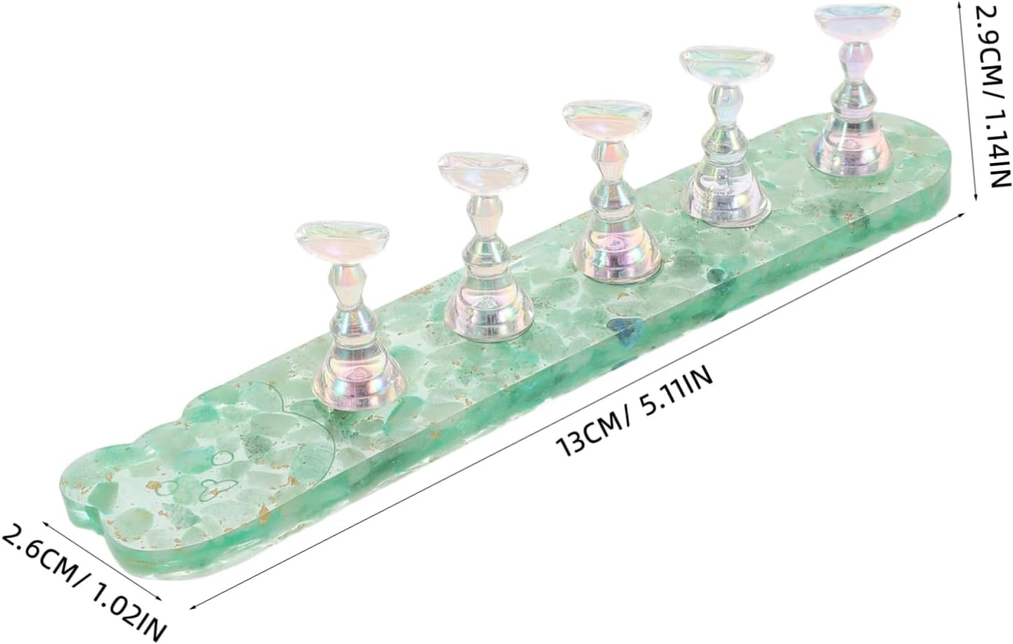 WEKADRIN Durable Nail Practice Stand for Press Nails DIY Fingernail Holder for Home and Salon Use image number 4