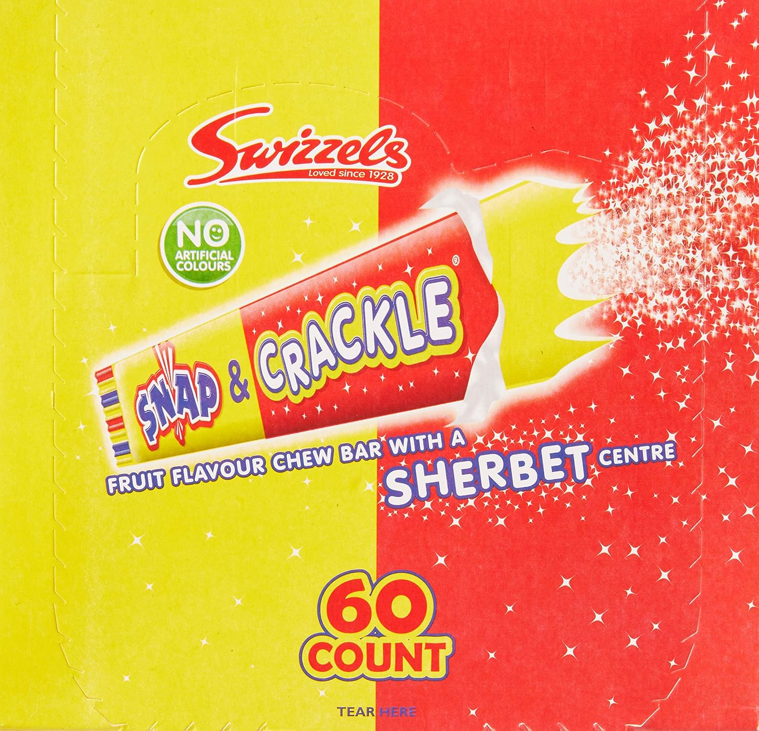 Swizzel Snap and Crackle Chewy Bar, 60 X 18 Grams image number 3