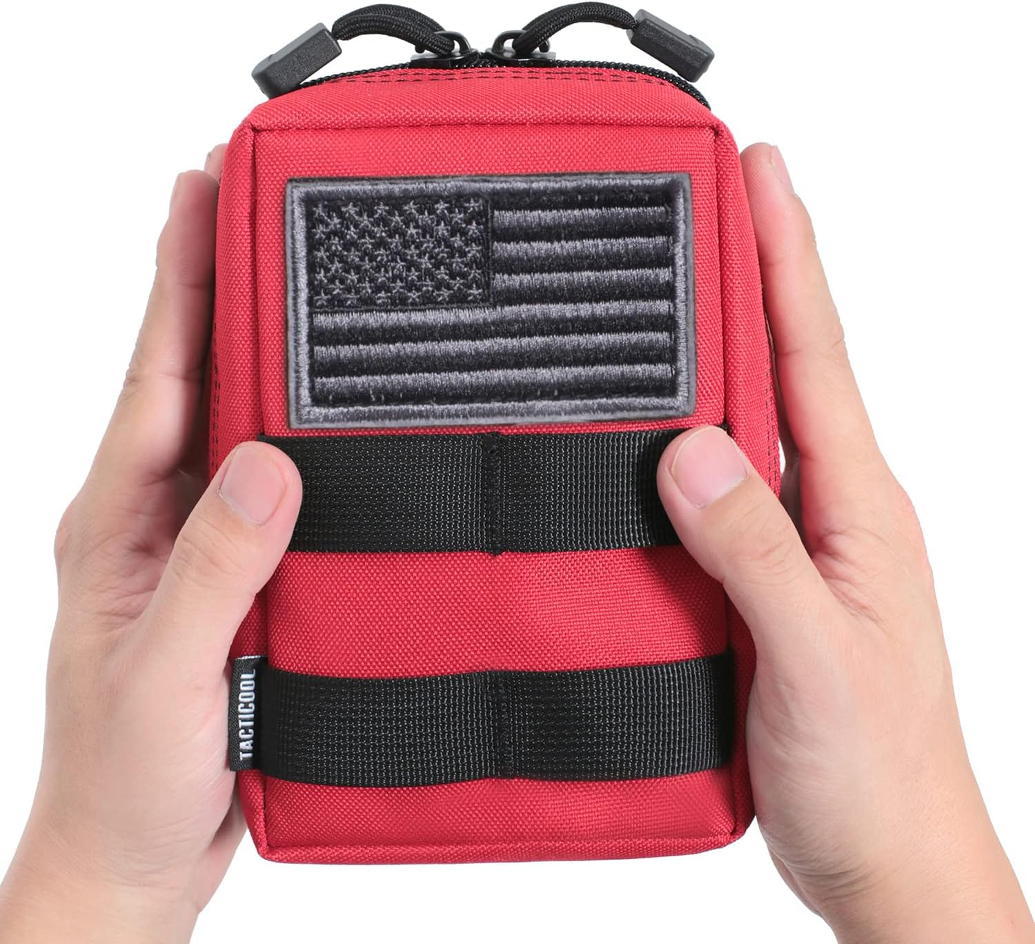 2 Pack Molle Pouches - Tactical Compact Water-Resistant EDC Pouch image number 4