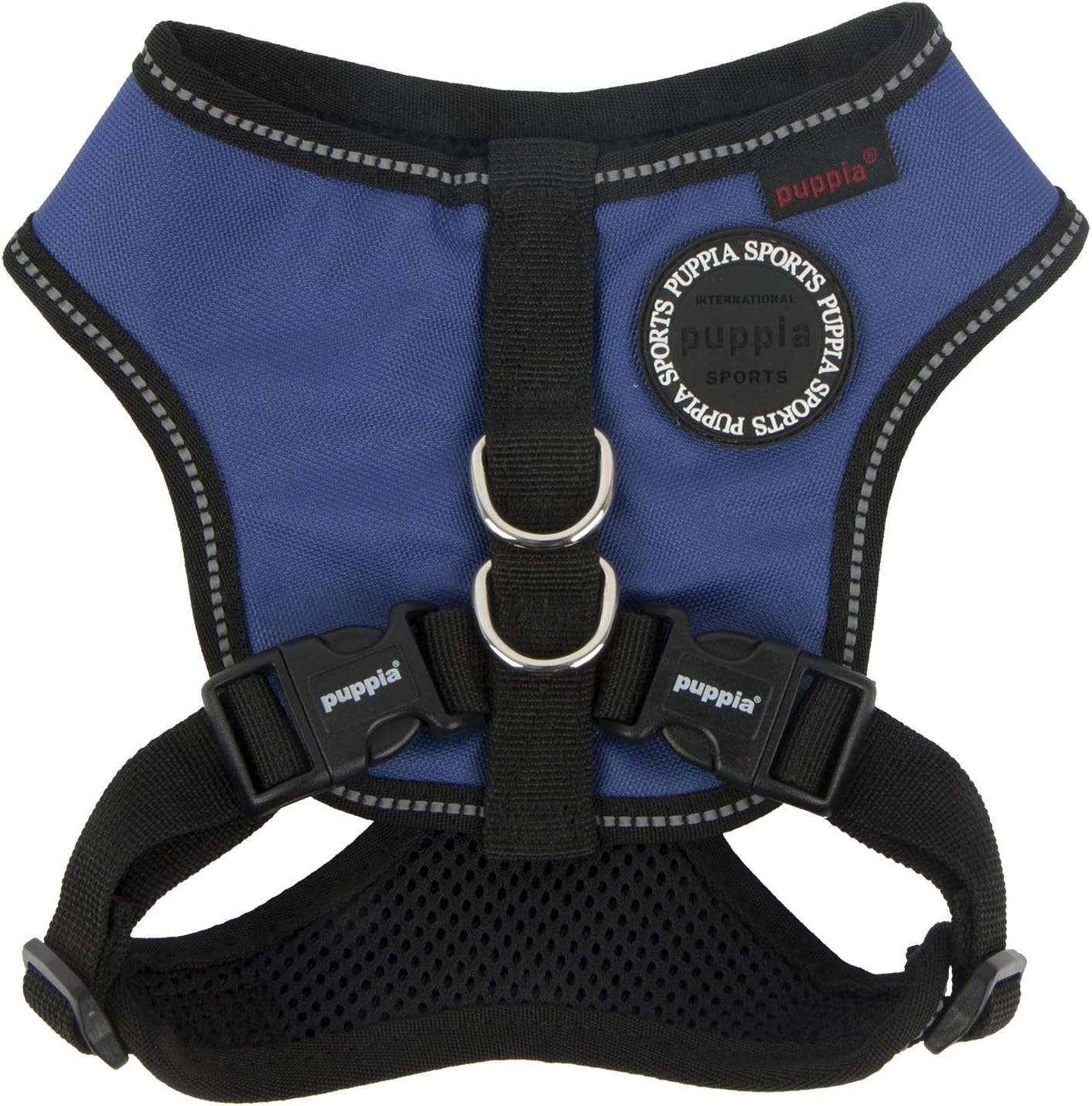 Puppia Trek Snugfit Dog E Harness, Royal Blue, Large