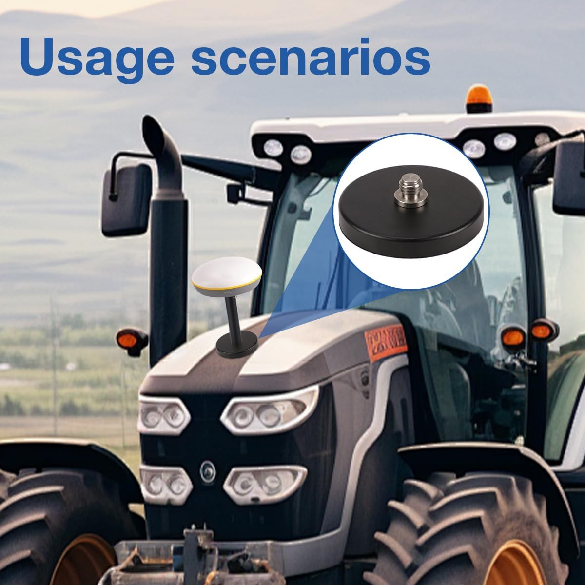 Survey Base for GNSS Accessory Magnetic Mount of GNSS Antennas image number 2