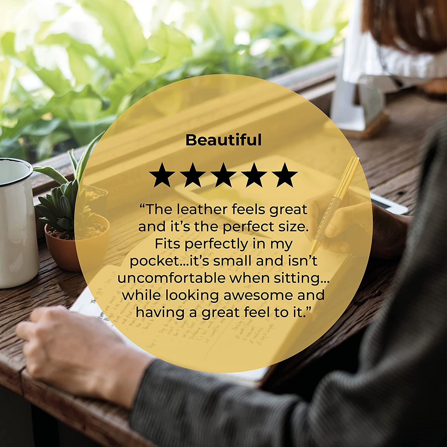 Small Pocket Refillable Travellers Notebook Handmade Leather Journal AMAZING BUNDLE Vintage Antique Genuine Leather Travel Diary for Men Women Students TN + Pen Zip Bag Notes Sketching Drawing 14X11Cm image number 4