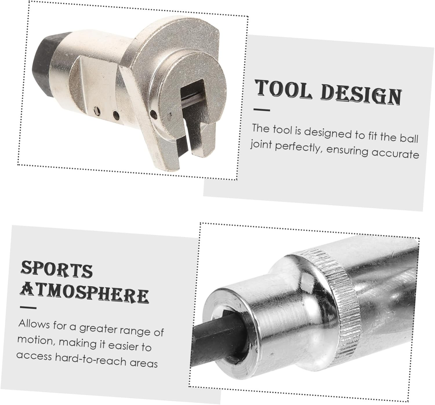 WHAMVOX 3Pcs Suspension Separator and Strut Spreader Tool Set for Car Shock Absorber Removal, Steering and Suspension Repair Automotive Hand Tools Random Color image number 6