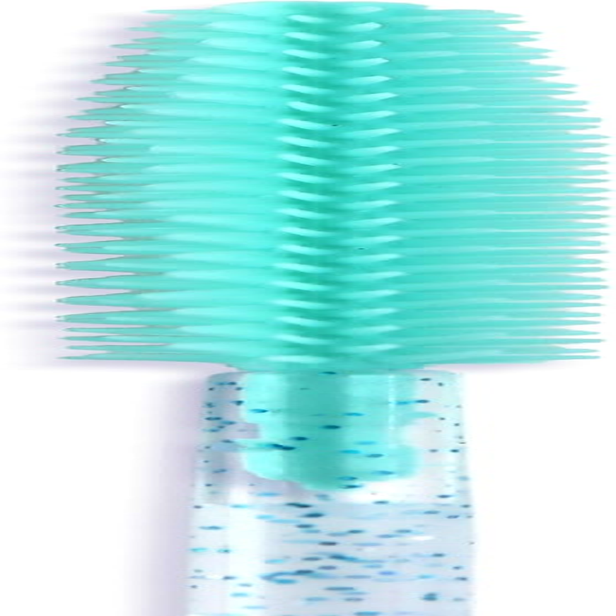 Apothie 50 Pieces Silicone Disposable Mascara Eyelash Wands - Eyebrow & Lash Extension Spoolie Brushes, Comb Separator, Microblading Tool, Applicator (50 Brushes, Green Crystal) image number 3