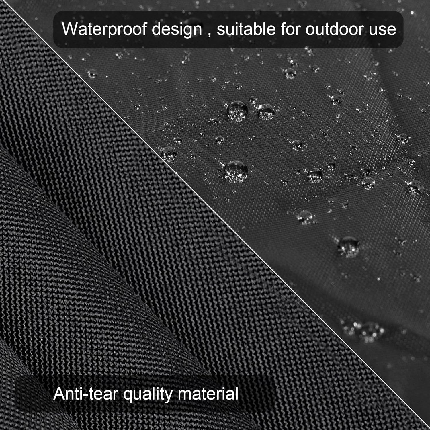 Collapsible Wagon Cover, Outdoor Folding Garden Wagon Cart Cover Heavy Duty, Waterproof Dustproof UV Resistant, Fits Collapsible Utility Wagon, 38" L X 22" W X 20" H image number 5