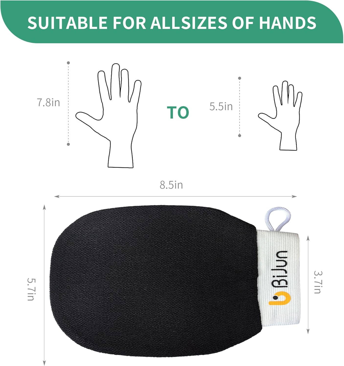 Hai+Exfoliating Moroccan Hammam Mitt Kessa Scrub Gloves,Remove Dead Skin Bath Body Scrub Mitt image number 5