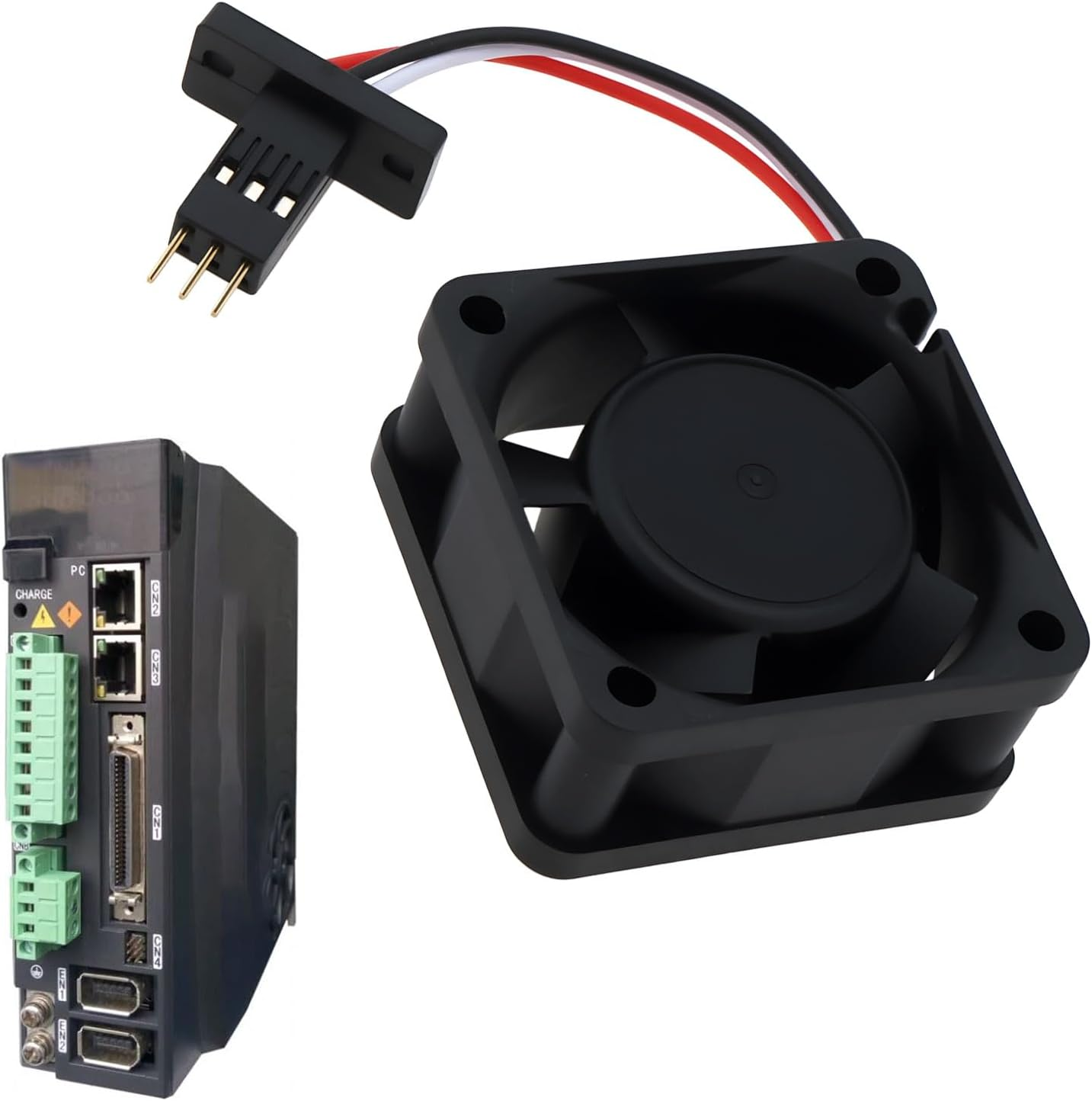 Emagtech 3Pin Cooling Fan DC24V 0.13A 1608KL-05W-B69 Suitable for Heat Dissipation Network Communication Equipment image number 6