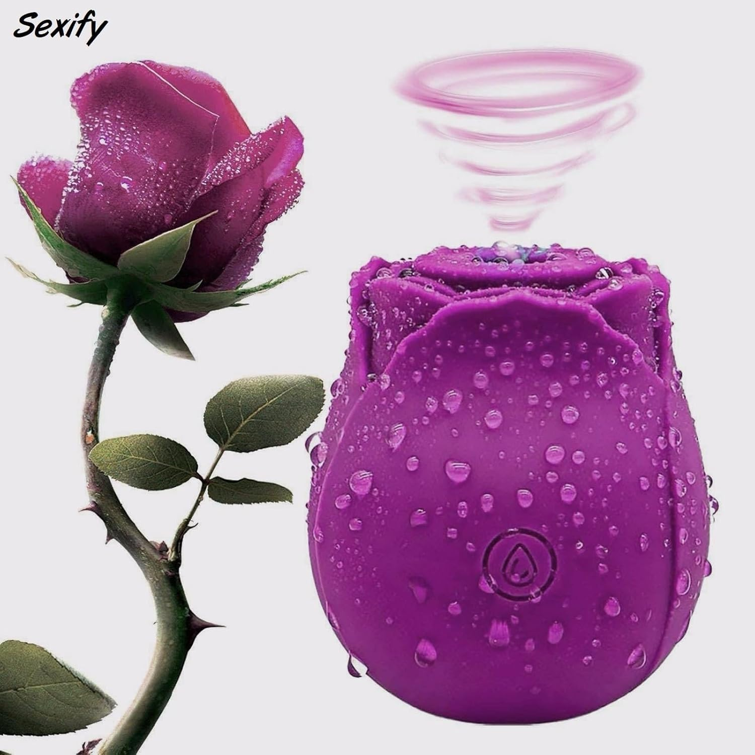 YUKAIONE 2024 New Roses Sex Toys for Women, Female Sucking Sex Stimulator for Clitoral Nipple Stimulation, G-Spot Masturbator, Personal and Partner Massager for Female Adult Sex Toys. (Purple) image number 5