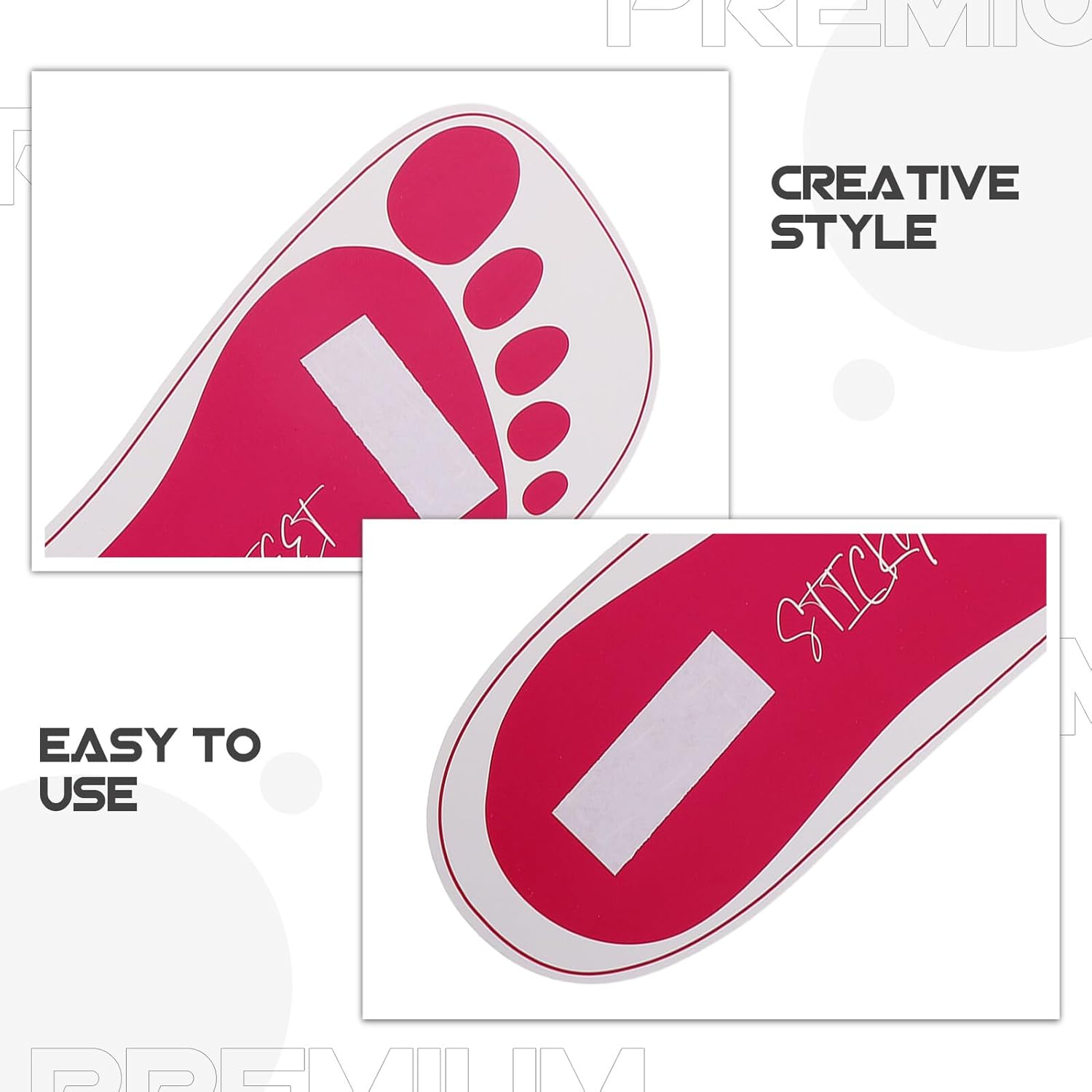 Healeved 25 Pairs Disposable Self-Tanning Foot Pads for Spray Tan Soles Sticky Feet Protectors for Salons and Mobile Professionals image number 2