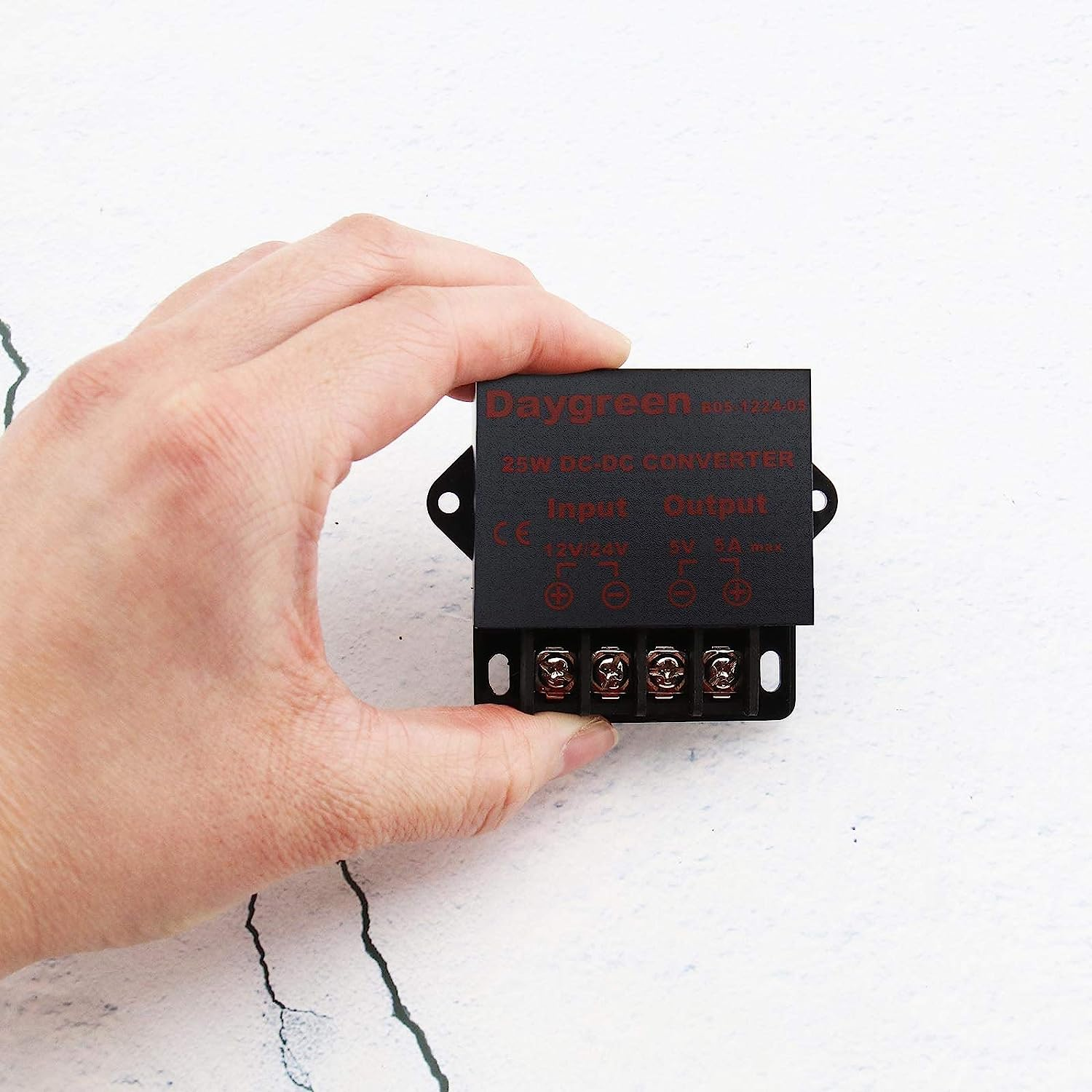 Emagtech DC Power Buck Converter Regulator 12V/24V to 5V 5A 25W Transformer Conversion Module Over-Voltage Over-Current Protection image number 2