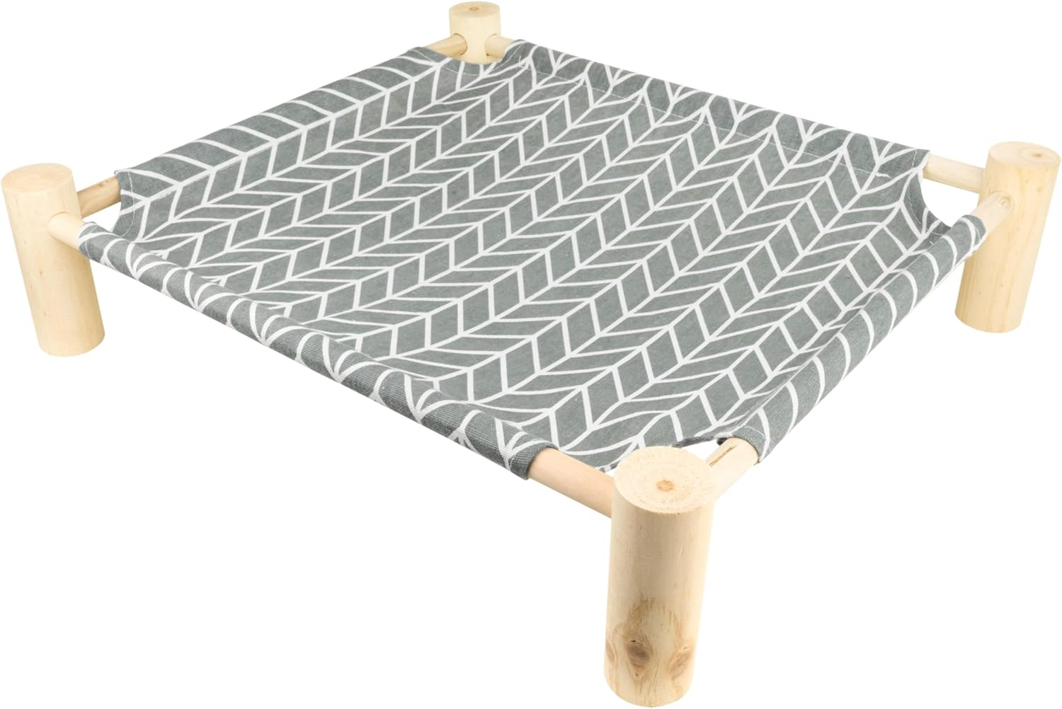 Elegant Standing Cat Hammock with Sturdy Wooden Frame - Comfortable and Stylish Resting Place for Your Cat, Ideal for Relaxing, Sleeping and Watching image number 3