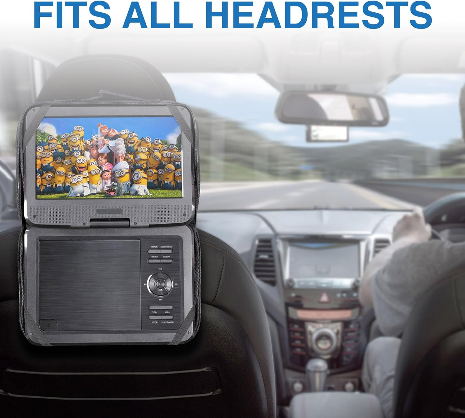 Laser 10&rdquo; Portable DVD Player with Anti-Skip Technology, Large Lithium Battery, and 180&deg; Swivel Screen for On-The-Go Entertainment image number 3