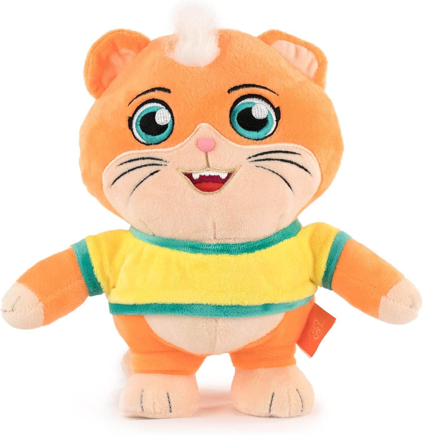 BARRADO 44 Cats Character Cuddly Toy - Lampo, Milady, Polpetta, Pilou - 26 Cm - Super Soft Quality (Polpetta) image number 3