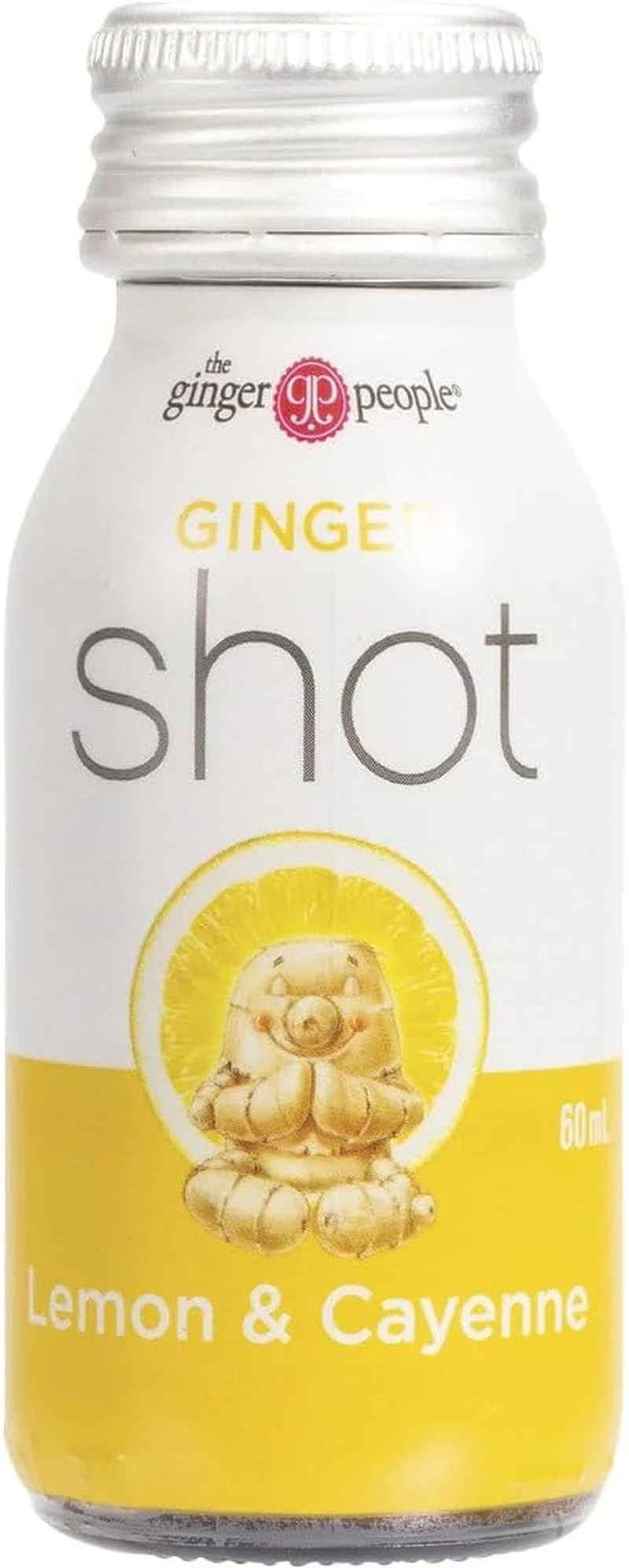 The Ginger People, Ginger Shot Lemon & Cayenne 60Ml - This Hot and Awakening Shot Delivers a Fresh Punch of Ginger with a Citrusy Zing That Exhilarates the Palate.