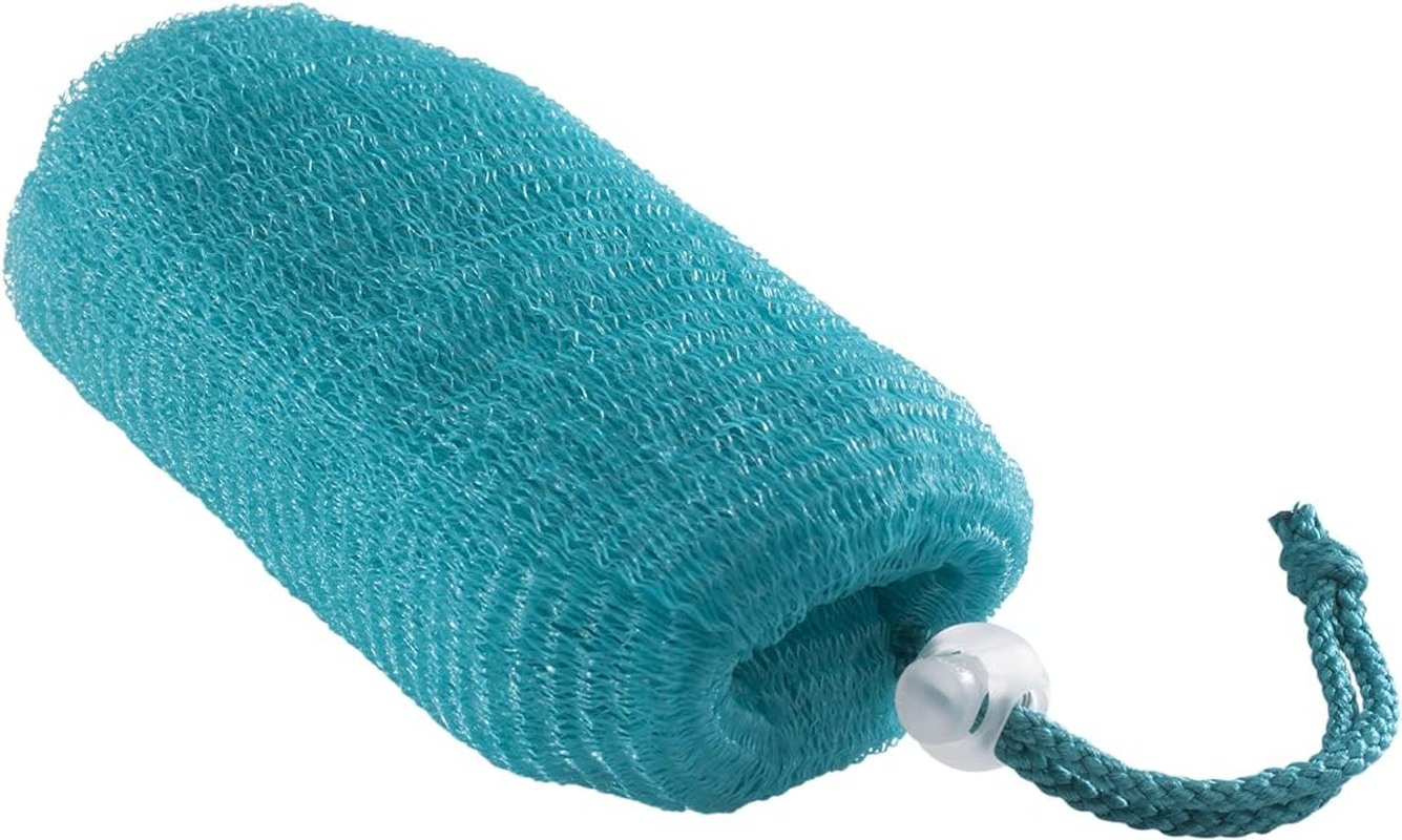 Freeman Net Soap Pouch, Exfoliating Mesh Body Scrubber, Bath & Shower Pouf Removes Dead Skin, Dirt, & Impurities, for Soap Bars, Textured Netting for Mild Exfoliation, Self-Tan Prep, 4 Count image number 2