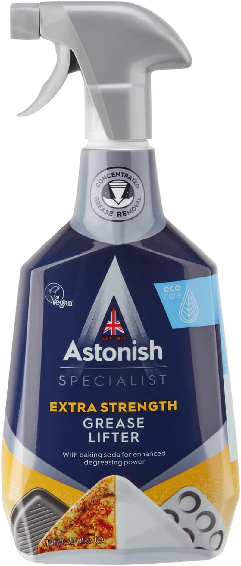 Astonish Specialist Extra Strength Grease Lift - Baking Soda Formula for Kitchen Cleaning - Vegan, Biodegradable & Cruelty-Free Oven & Surface Degreaser image number 3