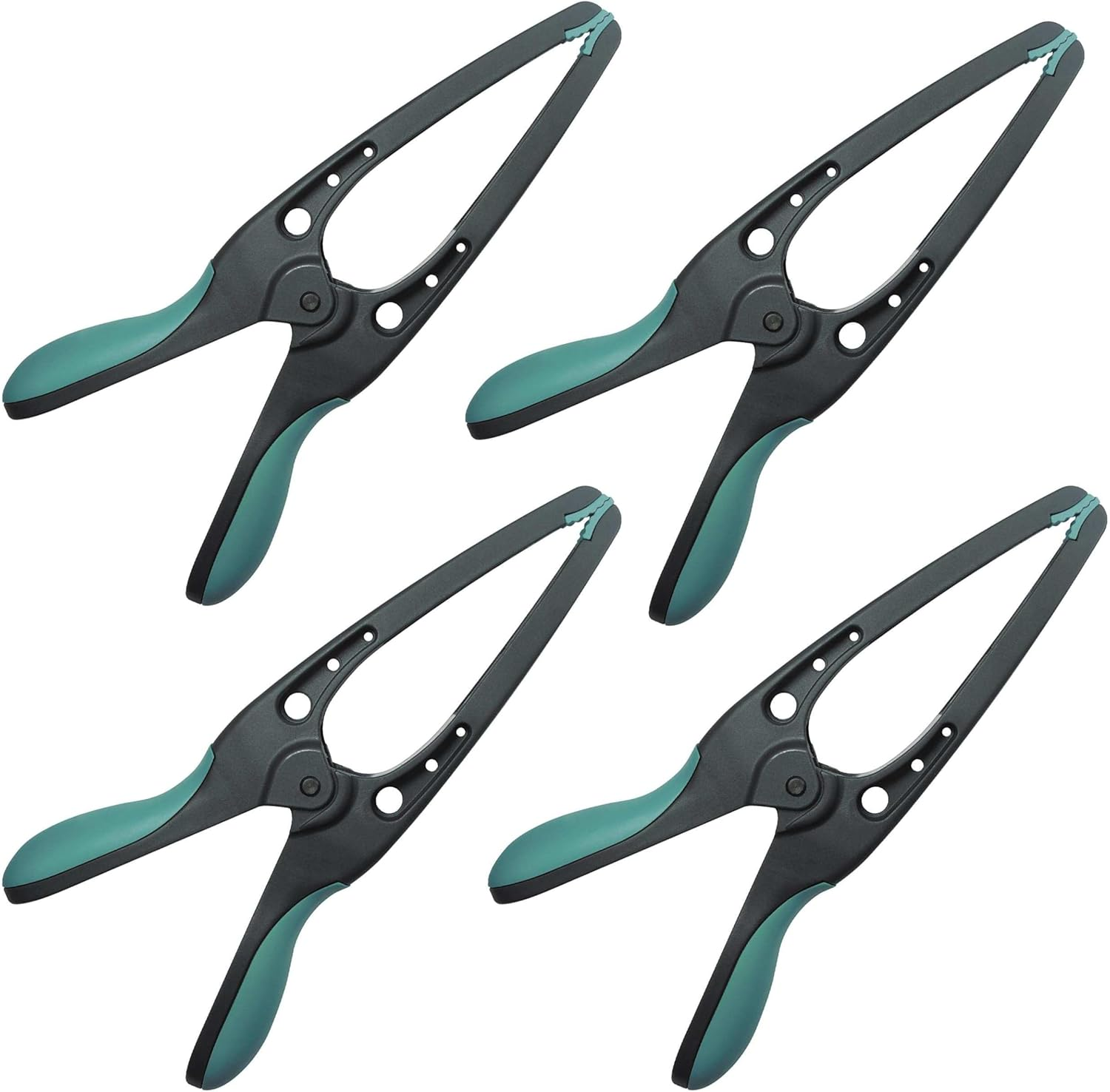 Wolfcraft 4 PRO 70 Pointed Spring Clamps I 8643000 I Precision Clamp for Pinpoint Accuracy &ndash; Ideal for DIY and Model Building Projects