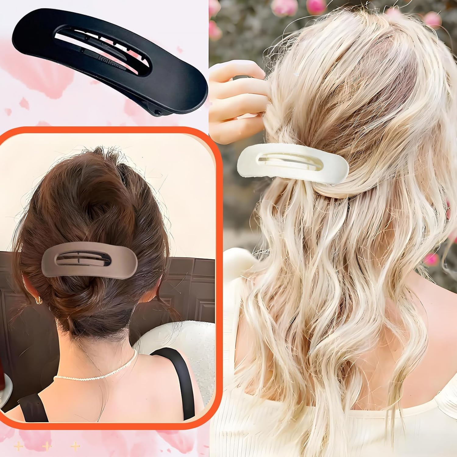 Bamyli Women'S Hair Clips - Pack of 15 Flat Hair Clips & Duckbill Hair Clip, Non-Slip for Everyday Sports, Thick and Thin Hair image number 5