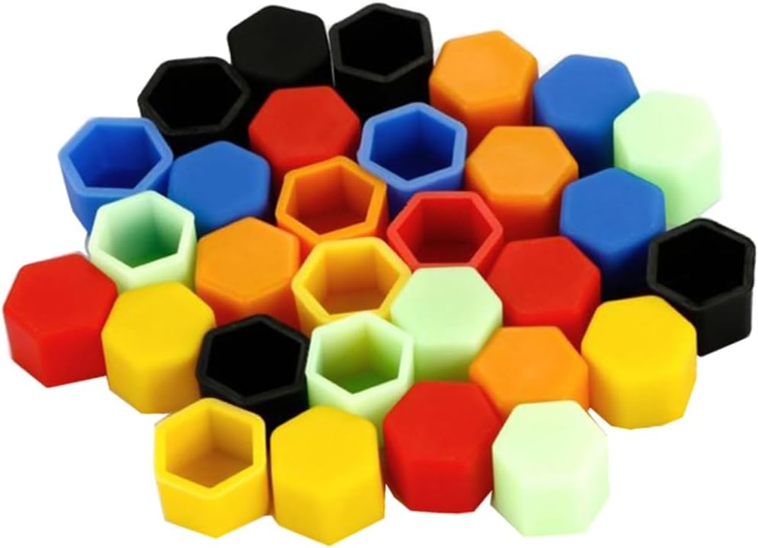ULTECHNOVO 40Pcs Wheel Lug Nut Covers Tough Rub Resistant Easy Fit Car Wheel Bolts Protector image number 3