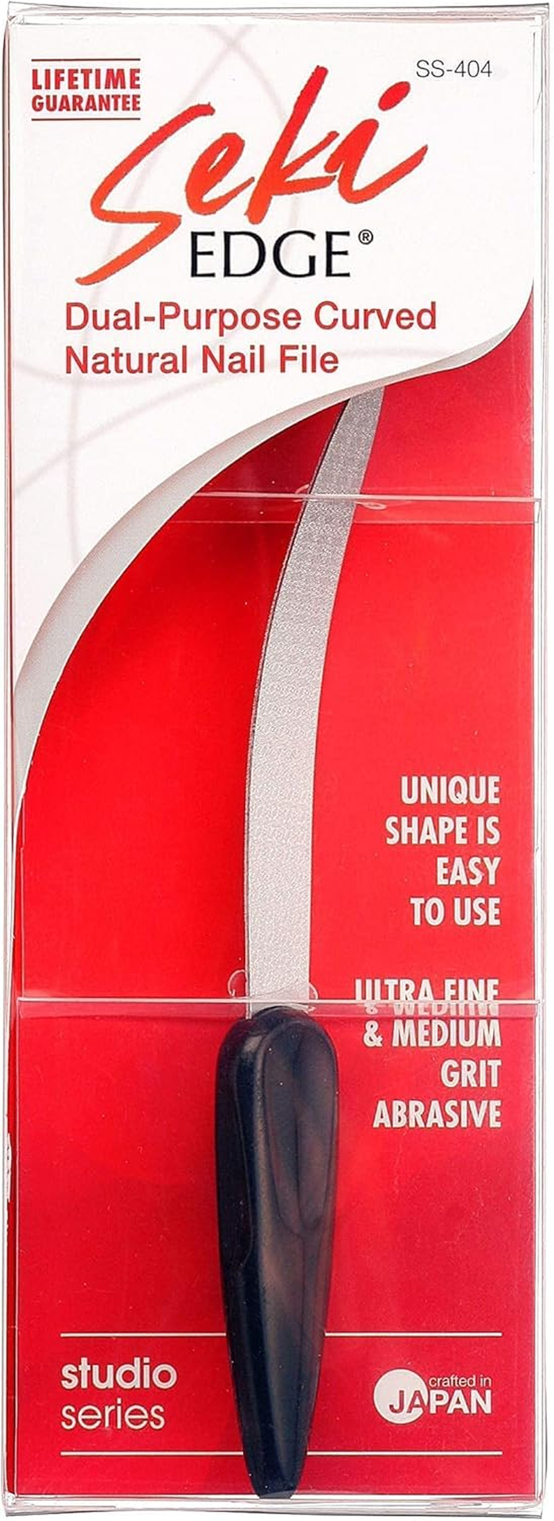 SEKI EDGE SS-404- Curved Natural Nail File