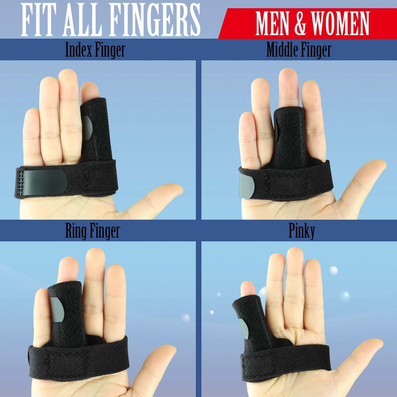 Finger Brace Trigger Finger Splint, 2Pcs Trigger Finger Splints Finger Braces,Trigger Finger Splints Braces,Trigger Finger Splint Finger Support Stabilizer,Trigger Finger Splint Finger Support Braces image number 2