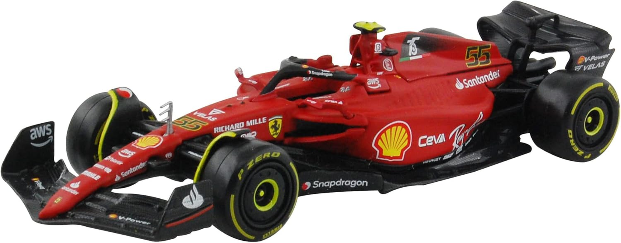 Bburago Ferrarii F1-75#16 C. Leclerc 2022 1/43 Diecast Model Car 36832 image number 1