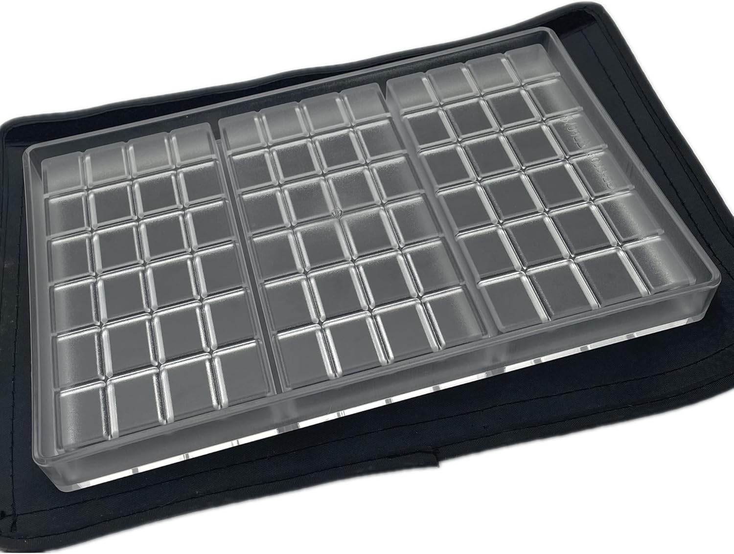 Goldbaking Polycarbonate Deep Chocolate Bar Mold - 3 Pieces, 6.22 * 3.19 * 0.71Inch, Clear, Rectangular Prism, BPA Free image number 5