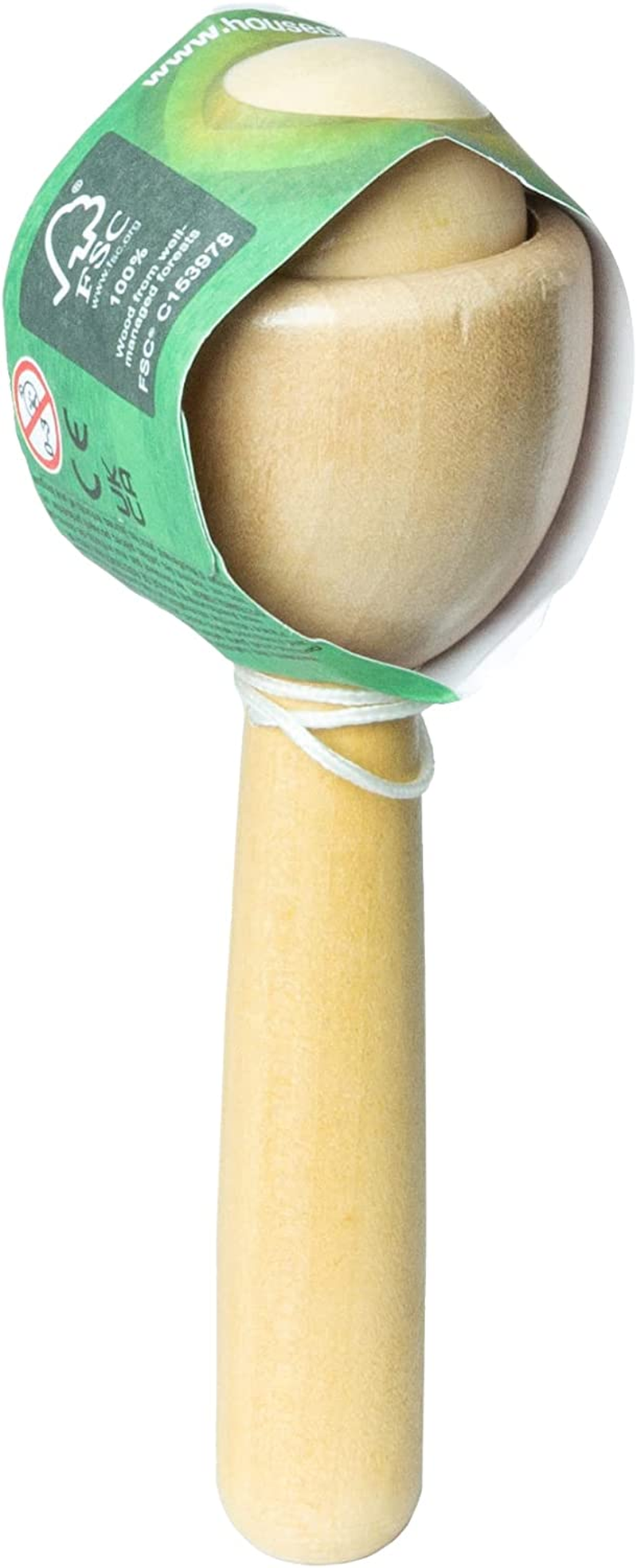 House of Marbles Wooden Cup and Ball, a Traditional Victorian Hand-Eye Coordination Toy of Skill, Dexterity and Fun for Kids Who Play Throw and Catch to Learn Balancing and Control image number 4